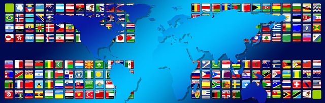 Free banner header flags illustration
