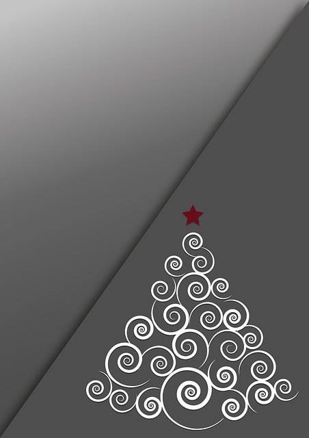 Julekort, Juletre, Christmas, Bakgrunn
