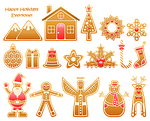 gingerbread, food, snack