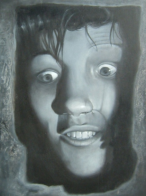 Rostro, Angustia, Joven