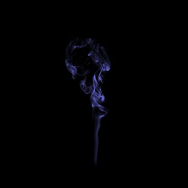 Free smoke blue smoking illustration