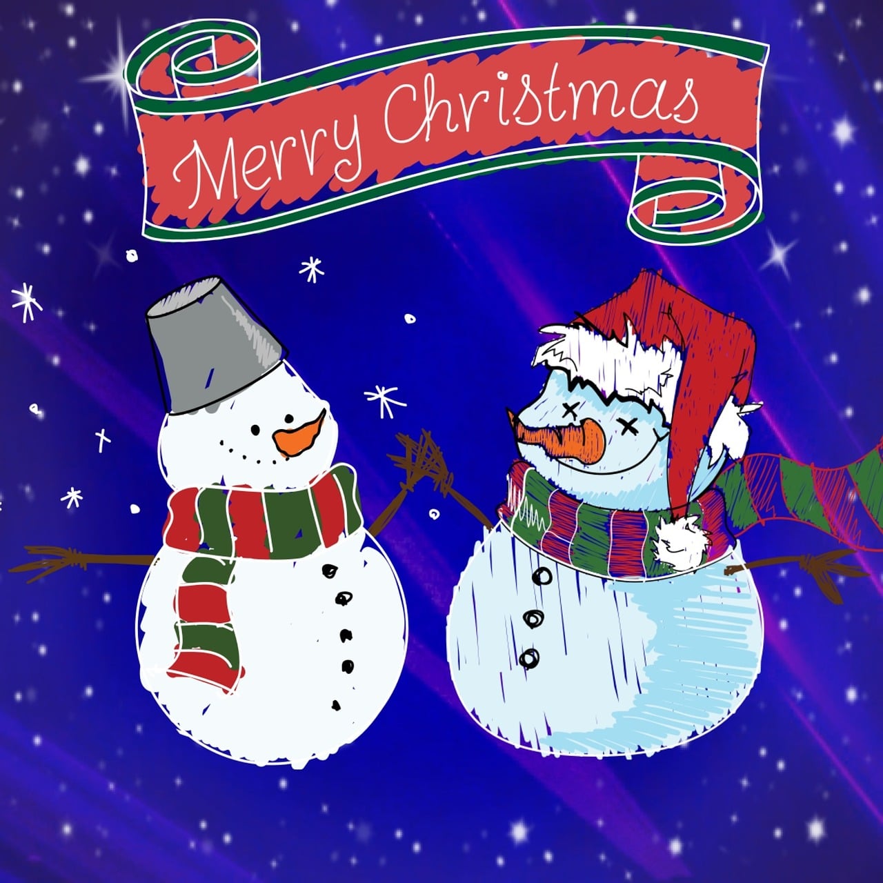 Download Christmas, Snowman, Snow. Royalty-Free Stock Illustration ...