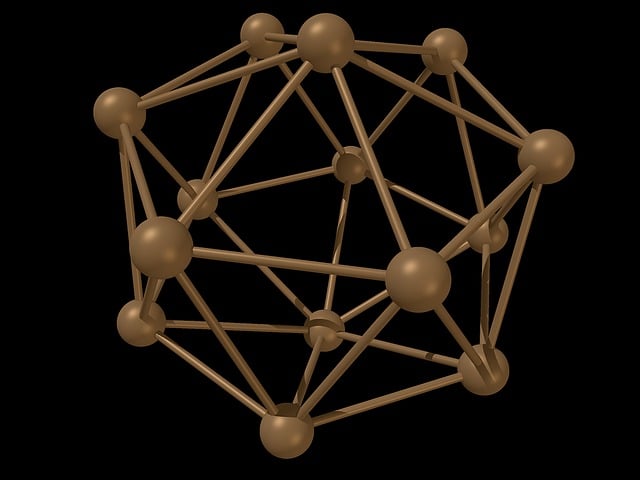 Free molecule chemistry science illustration