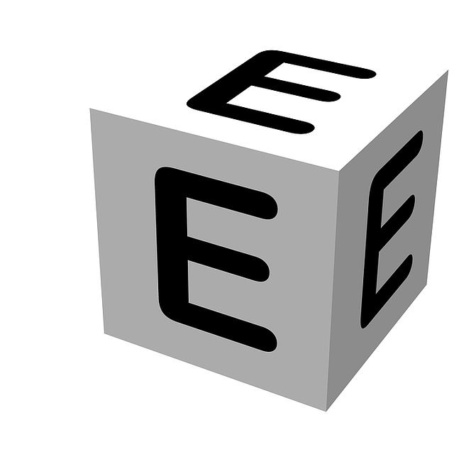 Download free HD stock image of Letter Block Free letter block e illustration
