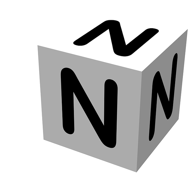 Free letter block n illustration