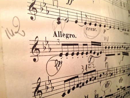 Violin, Music, Score, Mozart