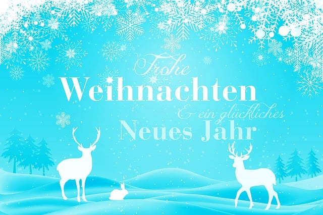 Free merry christmas fixed congratulation illustration