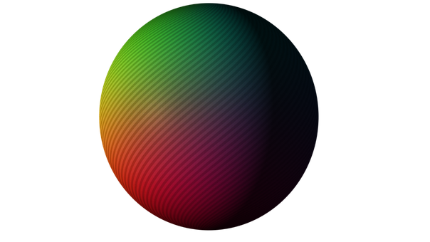Bal, 3D, Veelkleurig
