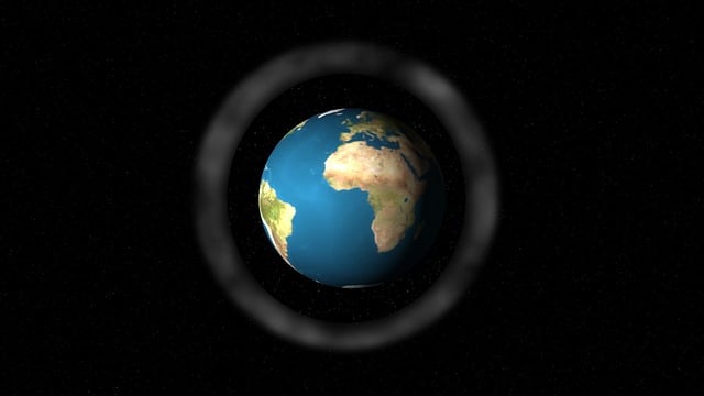 Free earth 3d greenhouse effect illustration