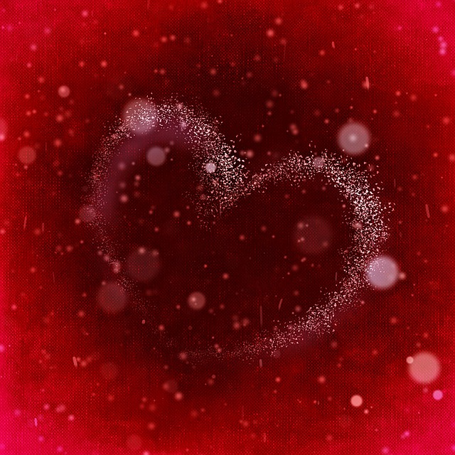 Download free HD stock image of Hearts Snow Free hearts snow love illustration