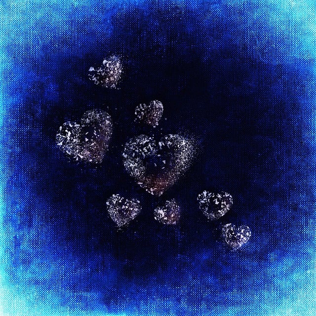Download free HD stock image of Hearts Snow Free hearts snow love illustration