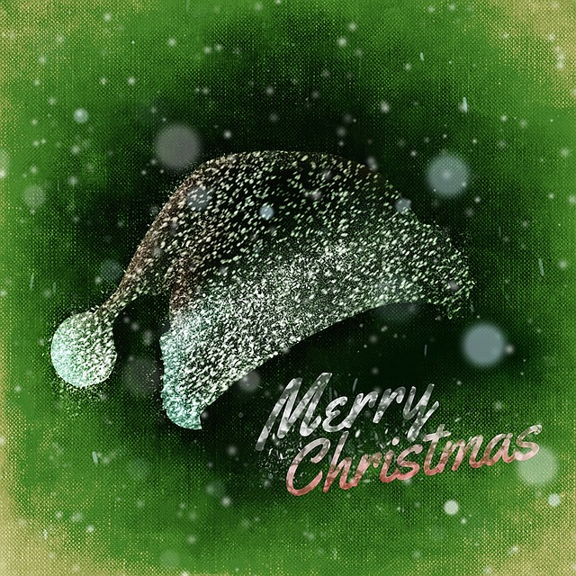 Free christmas contemplative christmas time illustration
