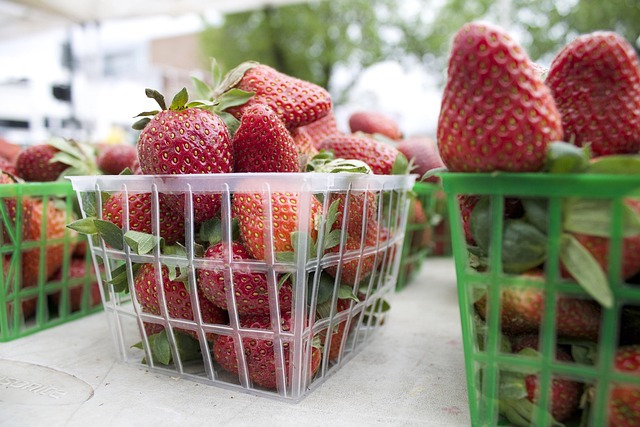 Aardbeien, Fruit, Aardbei, Bes