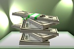 money, dollar, stack