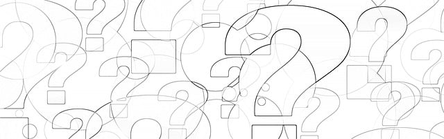 Free banner header question mark illustration