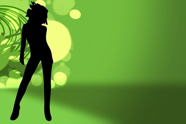 Free dancer background woman illustration