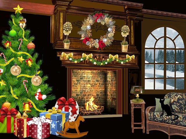Free christmas winter fir illustration