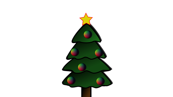 Spar, Kerstmis, Bal, Ster, Kerstboom