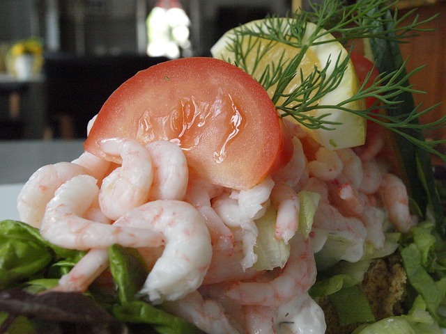 Free Shrimp Tomato photo and picture