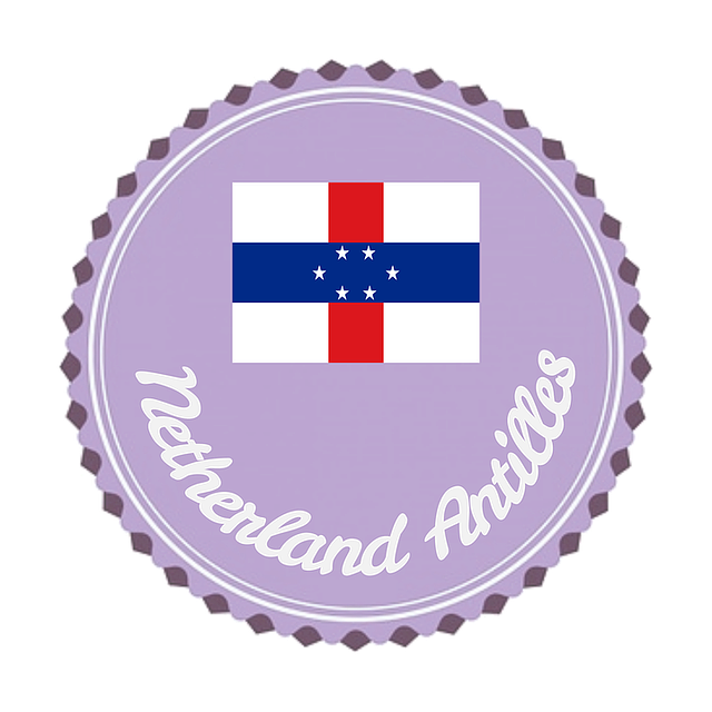 Free badge netherland antilles flair illustration