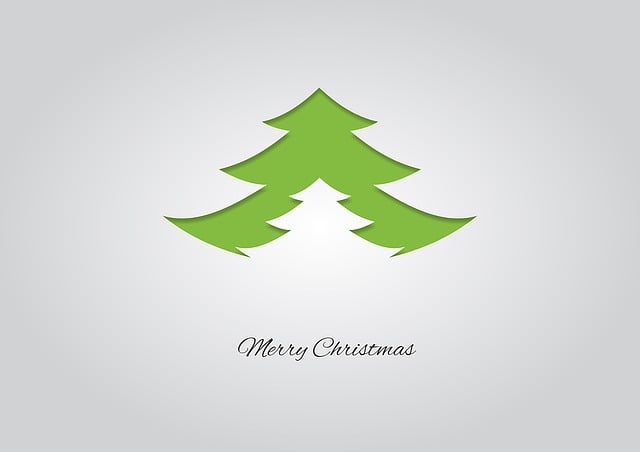 Free christmas tree holidays merry christmas illustration