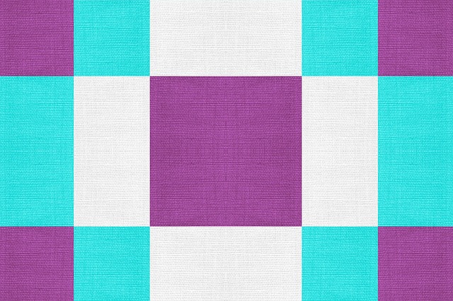 Stoff, Geometrisch, Wasser, Lila, Weiß