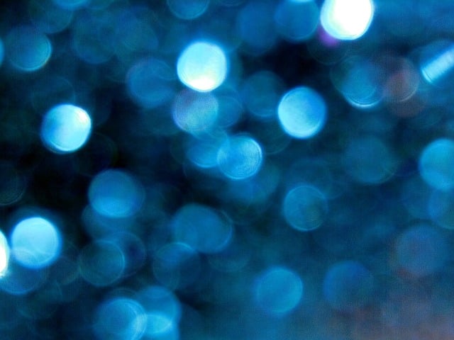 Free bokeh background blue illustration