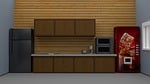 break room, office, vending