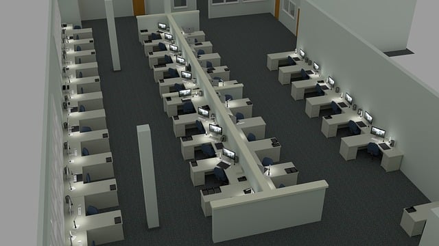 Free office work computer illustration