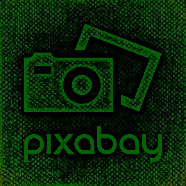 Free pixabay logo lettering illustration