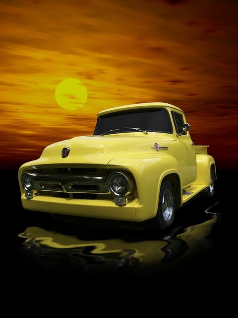 Free truck classic vehicle illustration