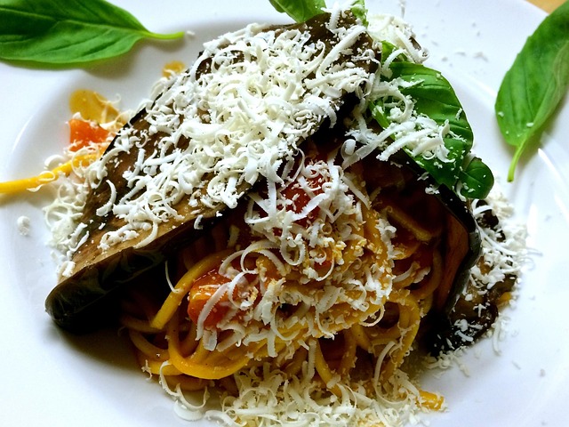 Free Pasta Eggplant photo and picture