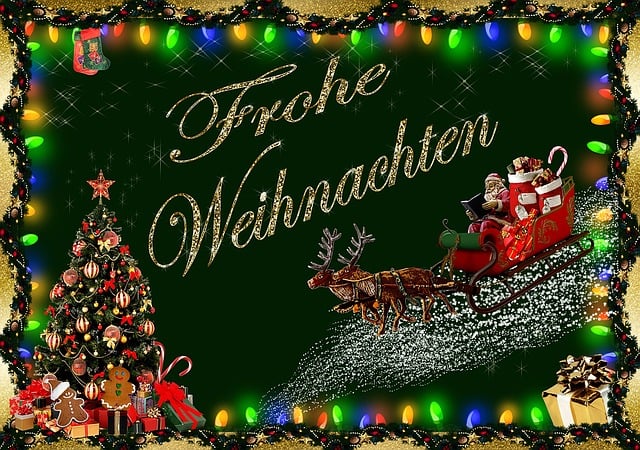 Weihnachten, Weihnachtskarte