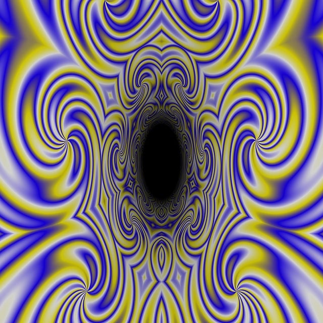Free pattern psychedelic decorative illustration
