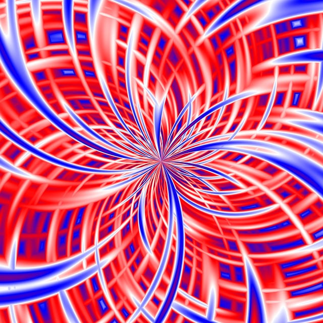 Free pattern psychedelic decorative illustration