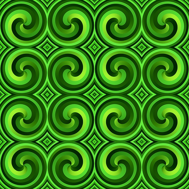 Free pattern psychedelic decorative illustration