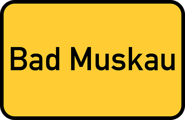Free bad muskau saxony upper lusatia vector