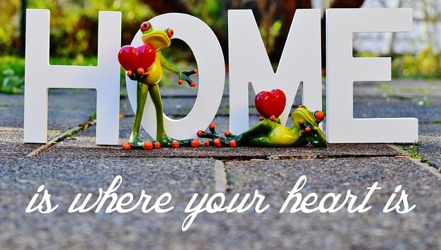 Free at home heart lettering illustration