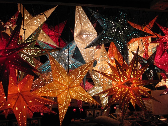 Free Stars Christmas photo and picture