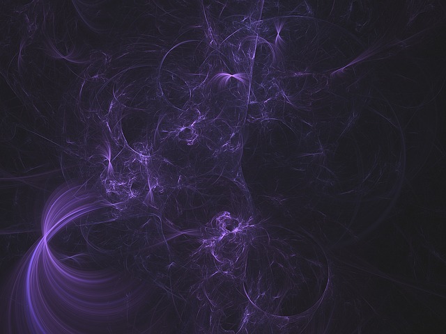 Free fractal energy plasma illustration