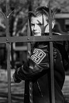 fence, boy, tough