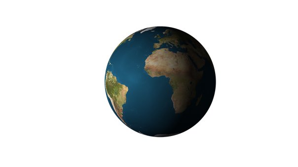 Aarde, 3D, Realistisch, Globaal