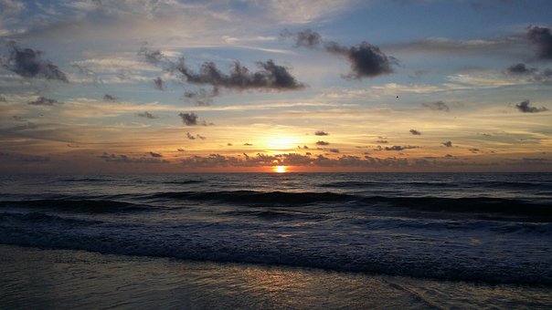 Free Sunrise Ocean photo and picture