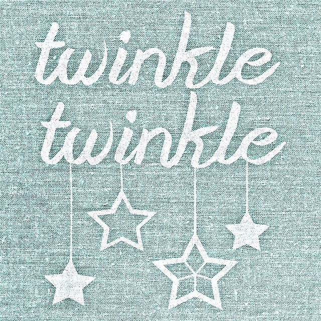 Free stars tissue material illustration