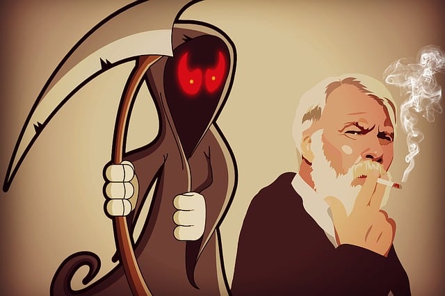 Free smoking stop quit illustration