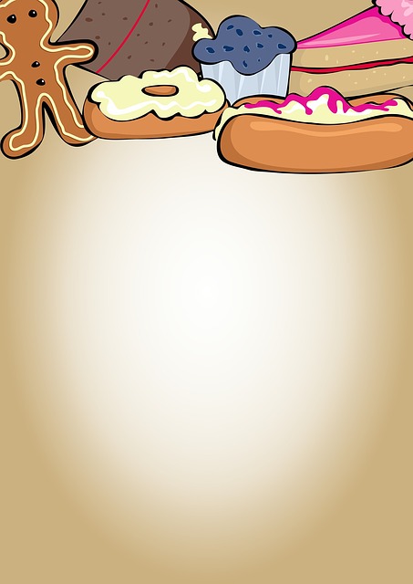 Free sweet dessert food illustration