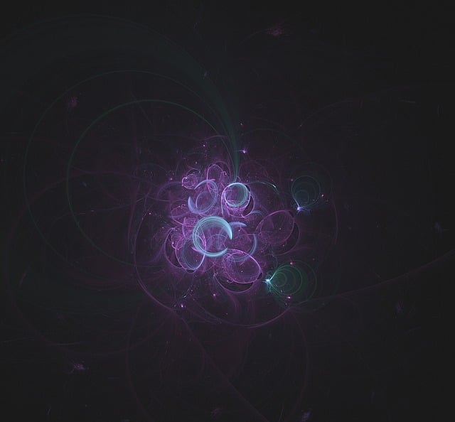 Free fractal flame energy illustration