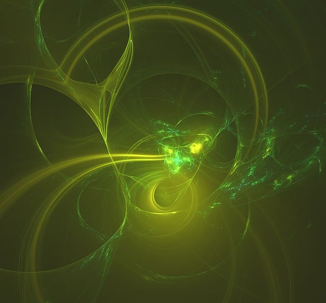Free fractal energy plasma illustration