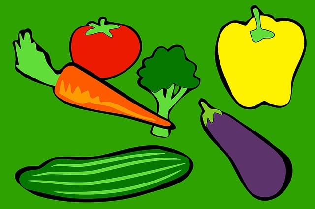 Free vegetables food fresh illustration