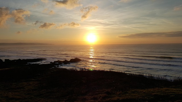 Free Ocean Sunset photo and picture